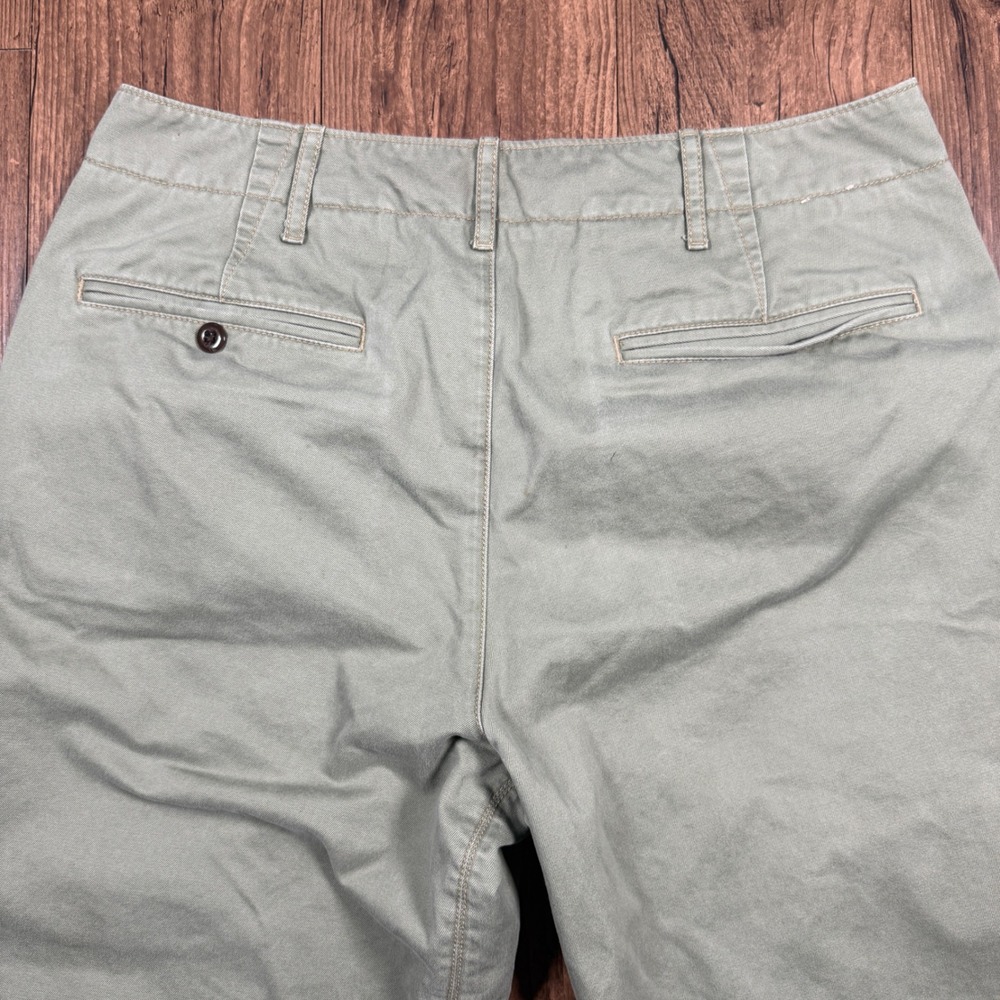 Wallace & Barnes Officer Chino Pant Mens 32x32 Sage Green Field Cotton Trousers - Picture 12 of 13